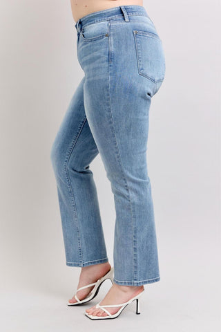 Judy Blue High Waist Light 90’s Straight Denim Jeans 82397