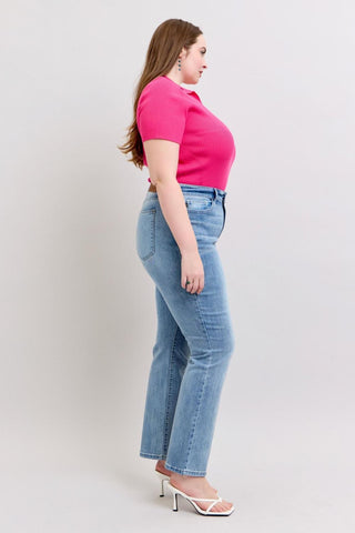 Judy Blue High Waist Light 90’s Straight Denim Jeans 82397