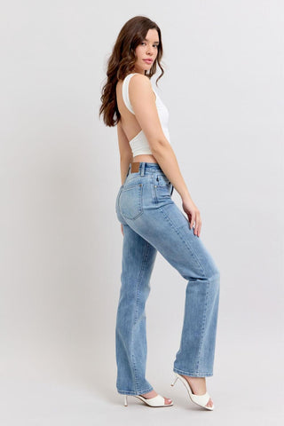 Judy Blue High Waist Light 90’s Straight Denim Jeans 82397