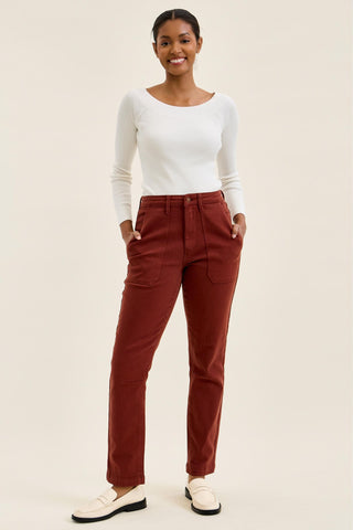 Judy Blue High Waist Pumpkin Spice Aurora Weekender Denim Jeans 881197