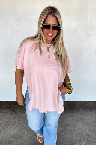 Joey Washed Cotton Boyfriend Tee