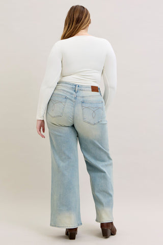 Judy Blue High Waist Column Straight Denim Jeans 881044