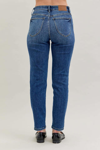 Judy Blue High Waist Shield Back Pocket Slim Denim Jeans 82549