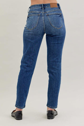 Judy Blue High Waist Shield Back Pocket Slim Denim Jeans 82549