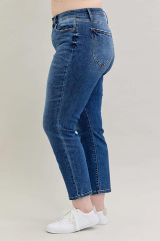 Judy Blue High Waist Shield Back Pocket Slim Denim Jeans 82549