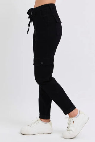 Judy Blue Full Size High Waist Cargo Cuffed Jogger Plus Size