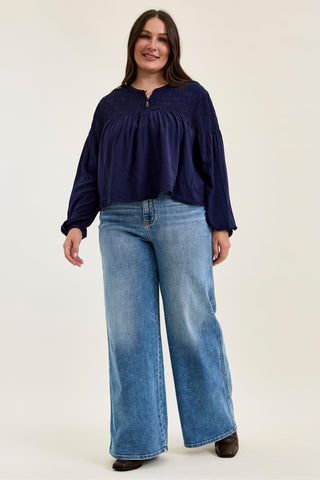 Judy Blue High Waist Column Straight Denim Jeans 82737