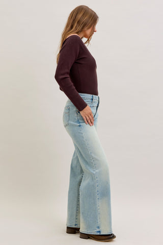 Judy Blue High Waist Column Straight Denim Jeans 881044