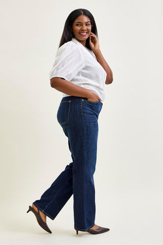 Judy Blue High Waist Straight Denim Jeans 82627