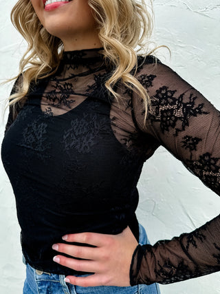 Blakeley Valentine Roxy Lace Top in Five Colors