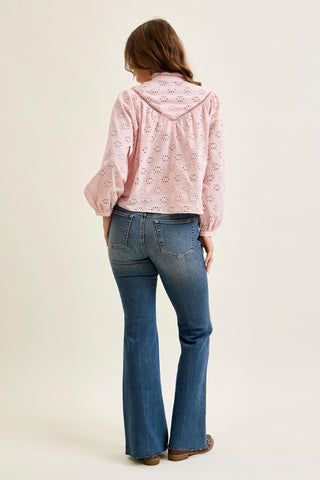 Judy Blue Mid Rise Front Flap Pocket Flare Denim Jeans 881113