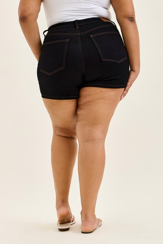 Judy Blue High Waist Star Studded Slim Denim Short 150389