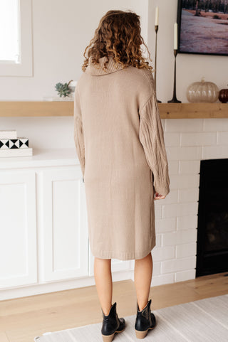 Polagram Bundled Beauty Turtleneck Sweater Dress
