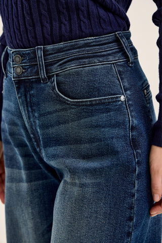 Judy Blue High Waist Double Button Marlow Arc Denim Jeans 881131
