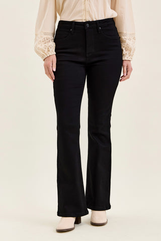 Judy Blue High Waist Tummy Control Black Bootcut Denim Jeans 881184