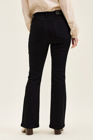 Judy Blue High Waist Tummy Control Black Bootcut Denim Jeans 881184