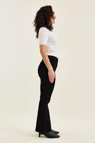 Judy Blue High Waist Tummy Control Black Bootcut Denim Jeans 881184 - Petite