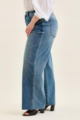 Judy Blue High Waist Rigid Magic Wilhelmina Baggy Denim Jeans 881133