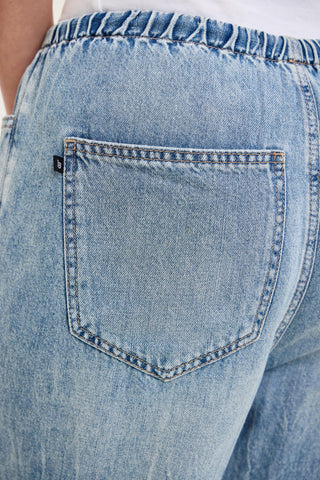 Judy Blue High Waist Featherweight Drawstring Palazzo Denim Jeans 881073