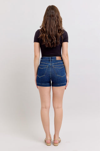 Judy Blue High Waist Tummy Control Denim Short 150333