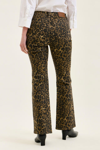 Judy Blue High Waist Leopard Bootcut Denim Jeans 881183