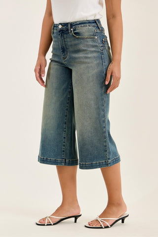 Judy Blue High Waist Marian Culotte Denim Jeans 881143