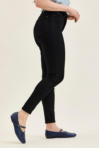 Judy Blue High Waist Tummy Control Black Skinny Denim Jeans 881244