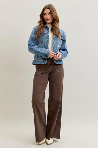 Judy Blue Rigid Magic Boyfriend Denim Jacket 7887