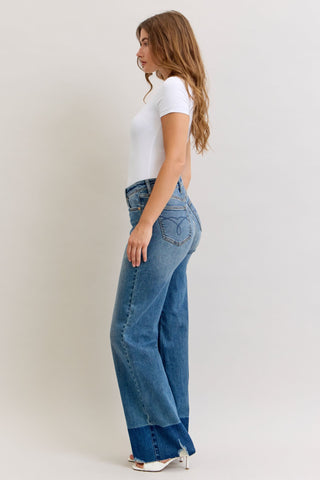 Judy Blue High Waist Column Straight Denim Jeans 881043