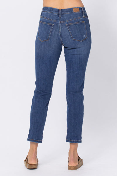 Judy Blue Nikki Mid-Rise Destroyed Boyfriend Jeggings 88369 - Exclusive-Jeans-Sunshine and Wine Boutique