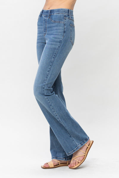 Judy Blue High Rise Pull On Slim Bootcut Jeans 88520 - Exclusive-Jeans-Sunshine and Wine Boutique