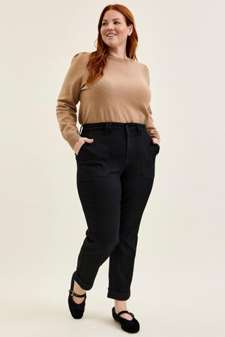 Judy Blue High Waist Black Aurora Weekender Denim Jeans 881217