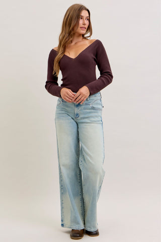 Judy Blue High Waist Column Straight Denim Jeans 881044