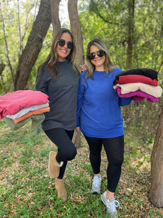 One Eleven North Staple Ribbed Pullover in Ten Colors