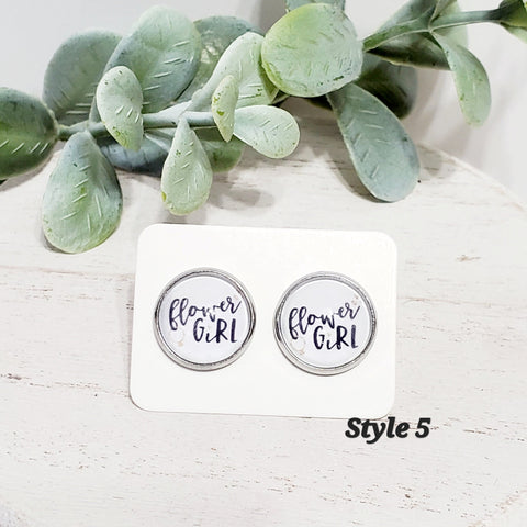Bridal Studs | Style 5-Earrings-Sunshine and Wine Boutique
