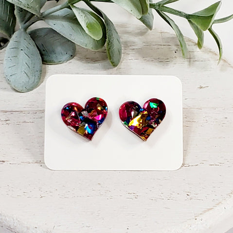 Love Wood Studs | Style 32-Sunshine and Wine Boutique