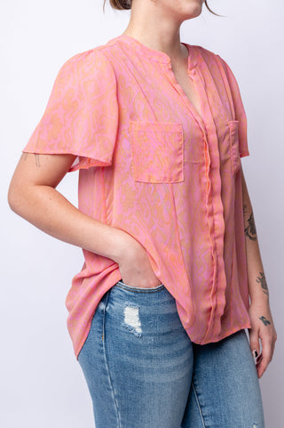 Like Love Let Me See You Do It Shawl Neckline Blouse