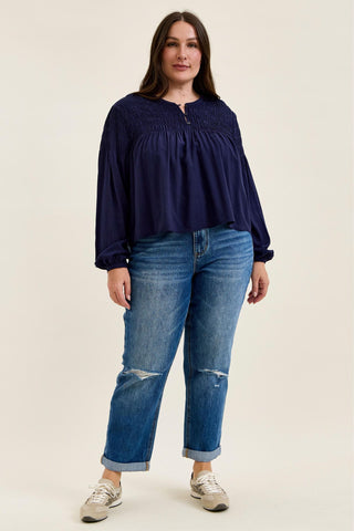Judy Blue High Waist Rigid Magic Billie Cuffed Boyfriend Denim Jeans 881189