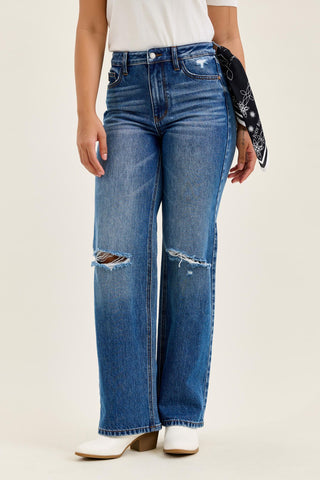 Judy Blue High Waist Brenda Rigid Magic 90's Straight Denim Jeans 881190