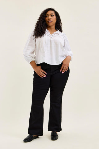 Judy Blue High Waist Tummy Control Black Bootcut Denim Jeans 881184