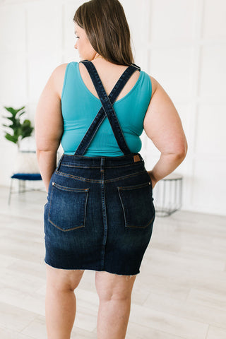 Judy Blue Agnes Denim Overall Dress - Exclusive
