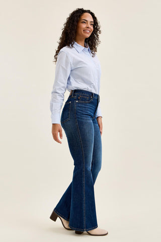 Judy Blue High Waist Tummy Control Charlotte Flare Denim Jeans 881188