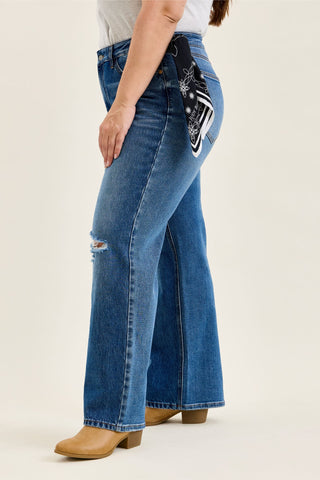Judy Blue High Waist Brenda Rigid Magic 90's Straight Denim Jeans 881190