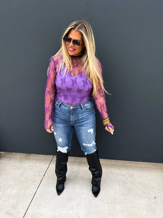 Blakeley Valentine Roxy Lace Top in Five Colors