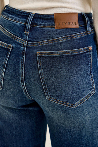 Judy Blue High Waist Fade Indigo Retro Wide Leg Denim Jeans 881159