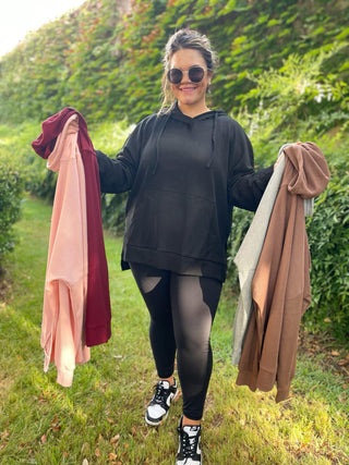 One Eleven North Best Selling Touch Of Fall Thermal Hoodie in Five Colors