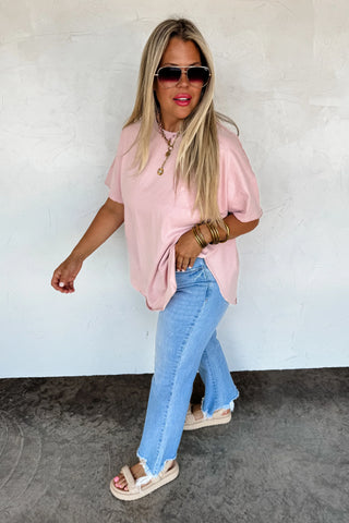 Joey Washed Cotton Boyfriend Tee
