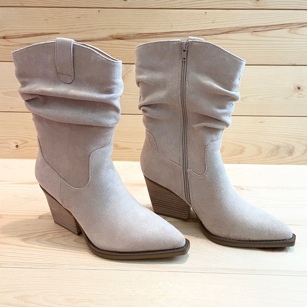 Very G "Morocco" Light Taupe Bootie-Shoes-Sunshine and Wine Boutique