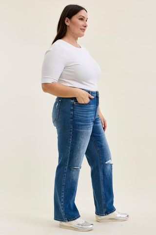 Judy Blue High Waist Brenda Rigid Magic 90's Straight Denim Jeans 881190