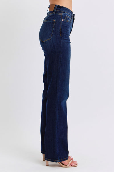 Judy Blue High Waist Straight Denim Jeans 82627-Jeans-Sunshine and Wine Boutique